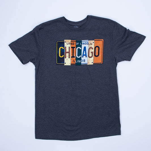 Chicago License Plate Tee