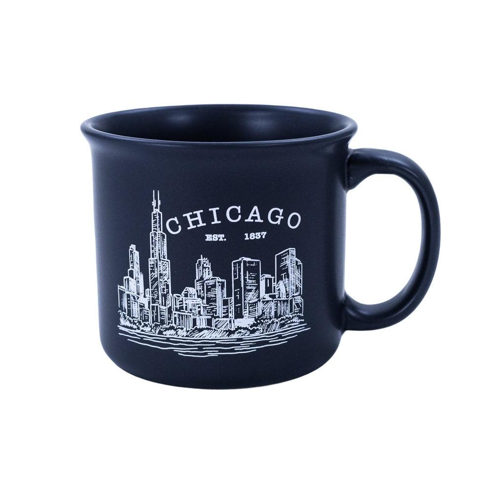 Chicago History Skyline Mug - Love From USA