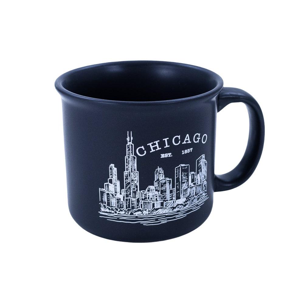 Chicago History Skyline Mug - Love From USA