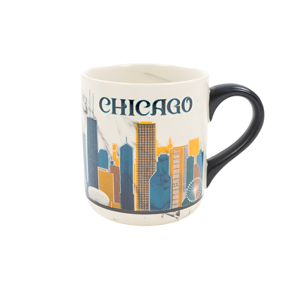Chicago Marble Skyline Mug