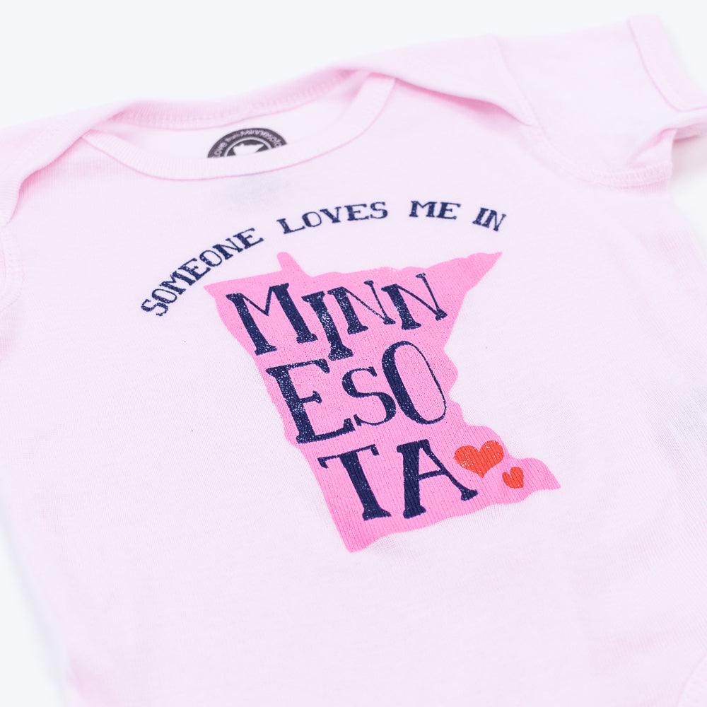 Adore, Love, Minnesota Kiddo Onesie - Love From USA