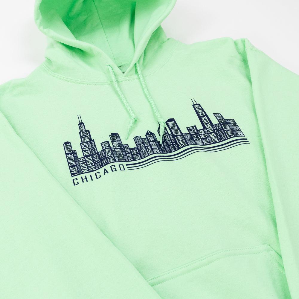 Chicago Skyline Hoodie - Love From USA