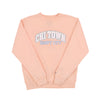 Chi Town Classic Stitch Sweatshirt - PALE PEACH