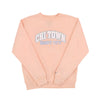 Chi Town Classic Stitch Sweatshirt - PALE PEACH
