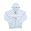 Minnesota True North Zip Up Hoodie - ROBIN BLUE