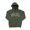 Minnesota Tru Path Hoodie Sweatshirt - MIL GREEN
