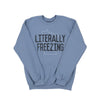 Literally Freezing Sweatshirt - STONE BLUE