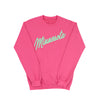 Minnesota Bright Script Font Sweatshirt - PINK LEMONADE