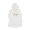 Women's Chicago Soft Script Hooded Sweatshirt - Pearl
