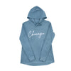Chicago Bamboo Hooded Coverup - Slate Blue