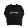 Chicago Quilted V-Neck - BLACK