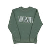 Minnesota Herringbone Sweatshirt - Green Basil