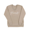 Minnesota Quilted V-Neck - ALMOND