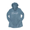 Minnesota Bamboo Hooded Coverup - Slate Blue