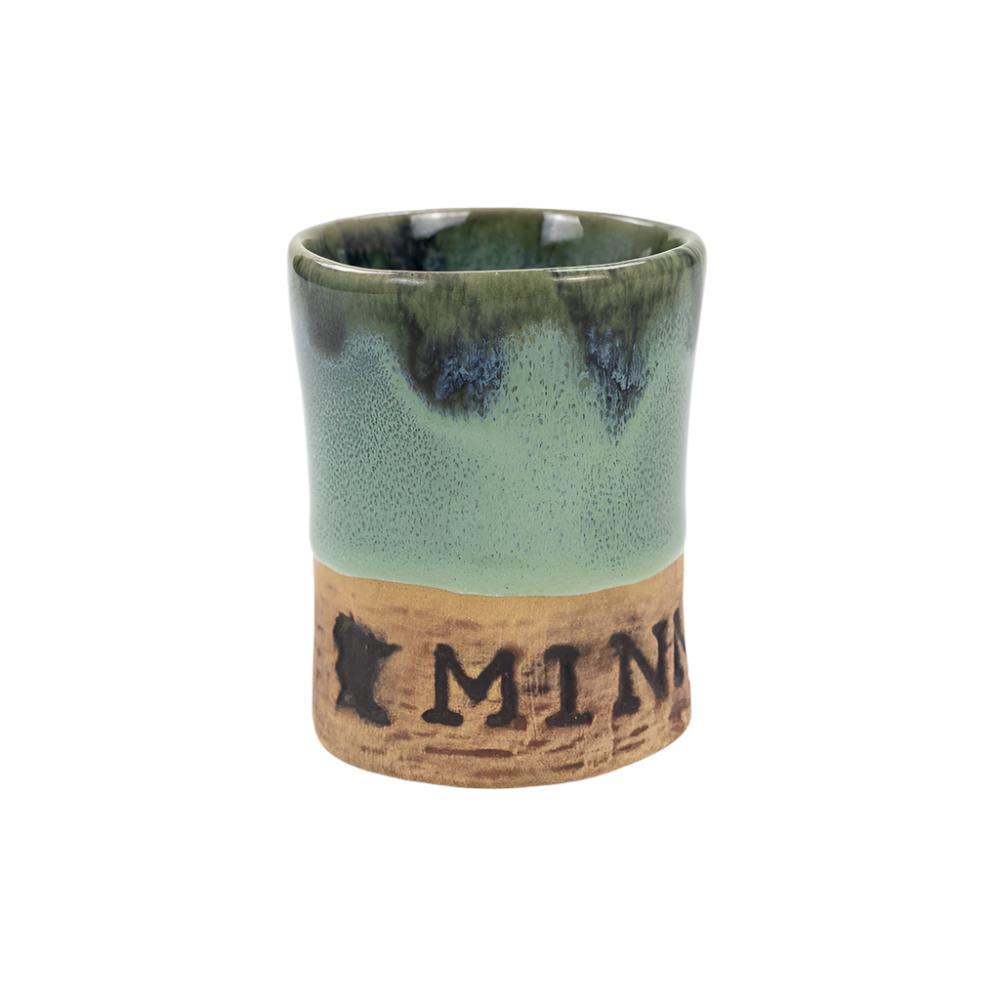 Minnesota Green Pottery Shot Glass - Love From USA