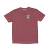 Route 66 Postcard T-Shirt - BRICK