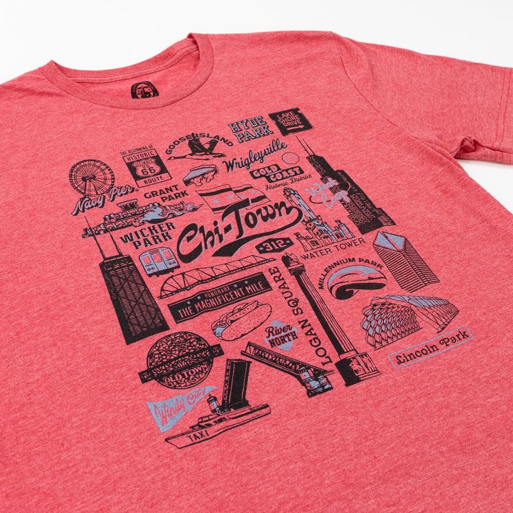 Chicago Attractions Tee - Love From USA