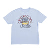 Chicago Retro Foodie Tee - LIGHT BLUE