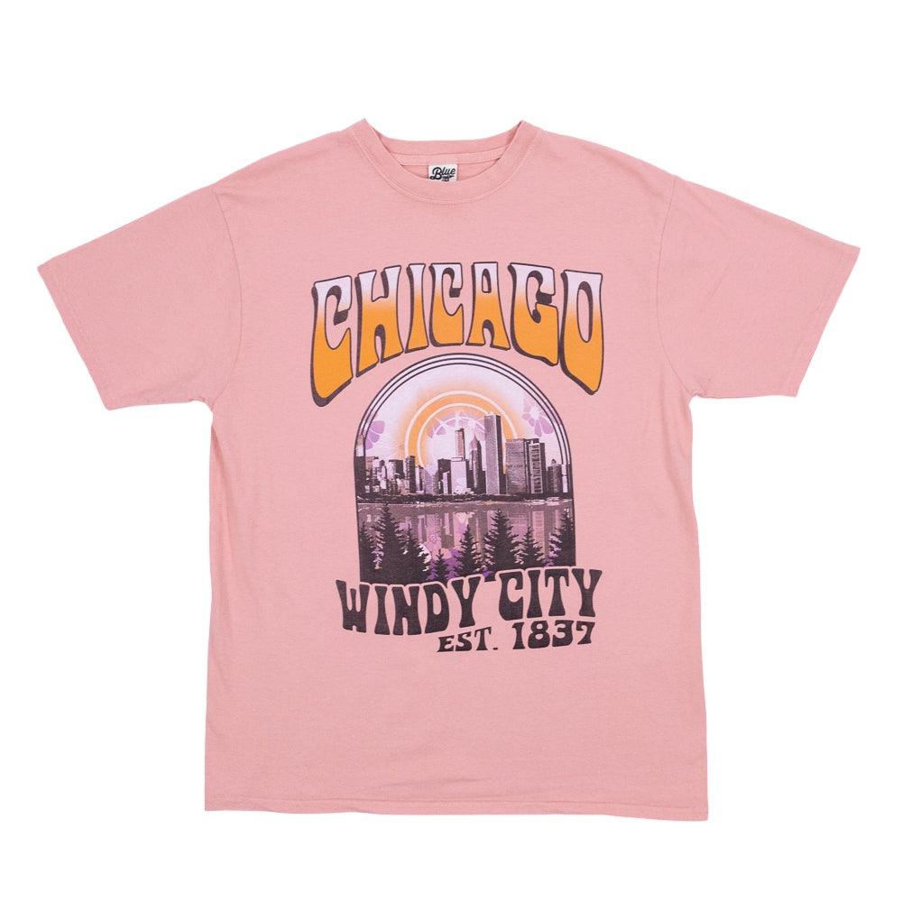 Chicago Retro Cityscape Tee - Love From USA