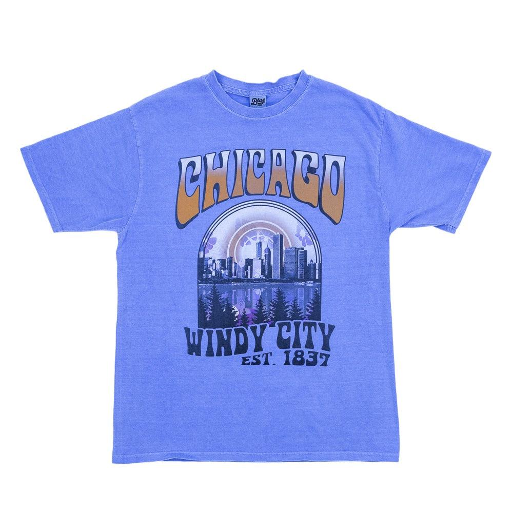 Chicago Retro Cityscape Tee - Love From USA