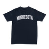 Minnesota Embroidered T- Shirt - NAVY