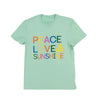 The Peace Love & Sunshine T-Shirt - MINT