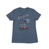 Women's Great American Road Trip T-shirt - STEEL BLUE
