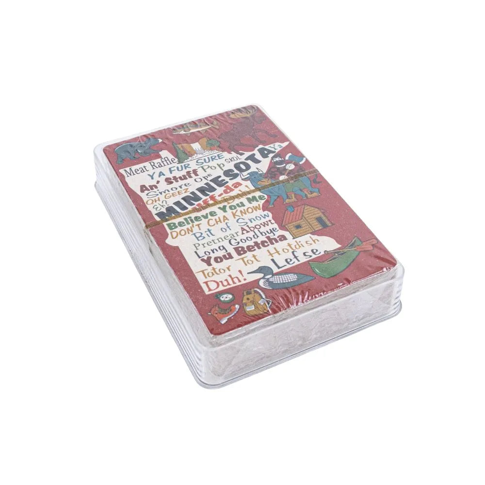 Minnesota Map Sayings Playing Cards