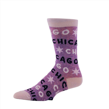Chicago Bubble Type Socks - Love From USA