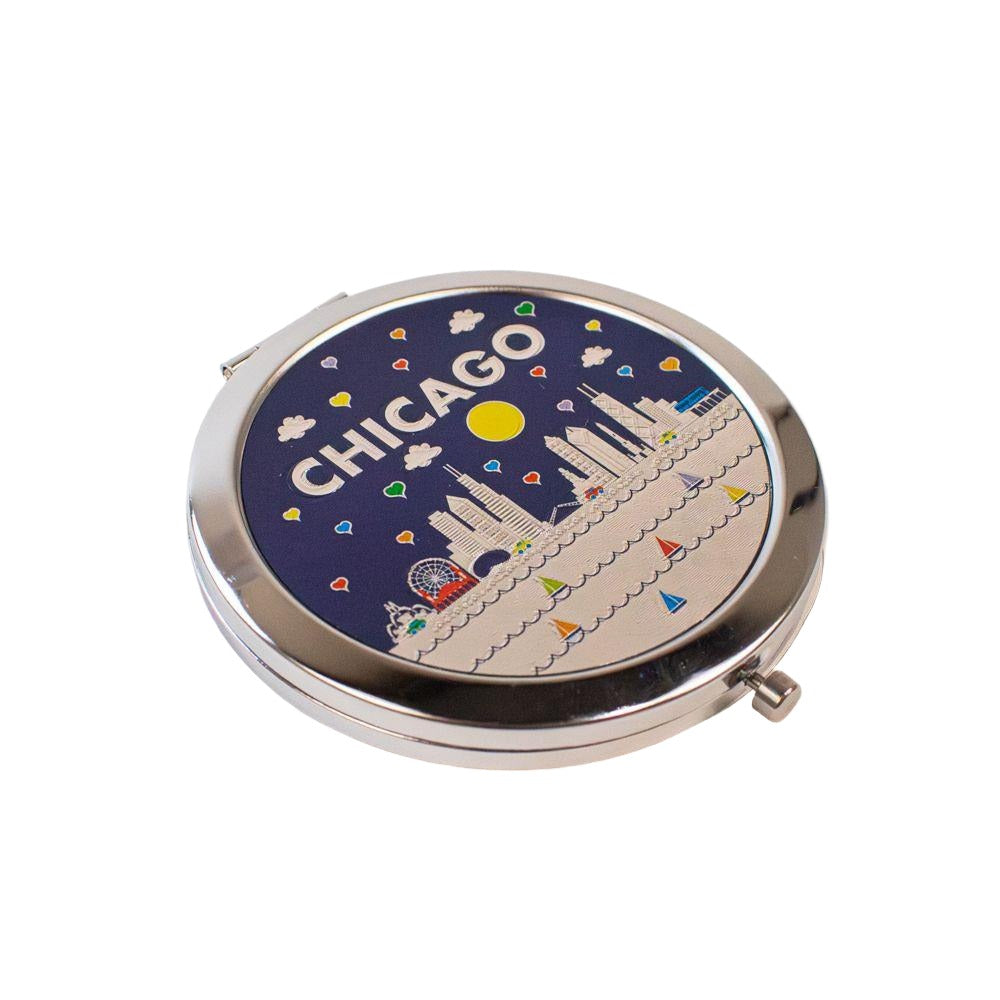 Chicago Pocket Mirror - Love From USA