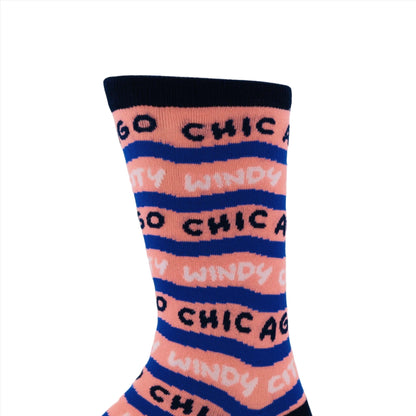 Chicago Windy City Socks - Love From USA