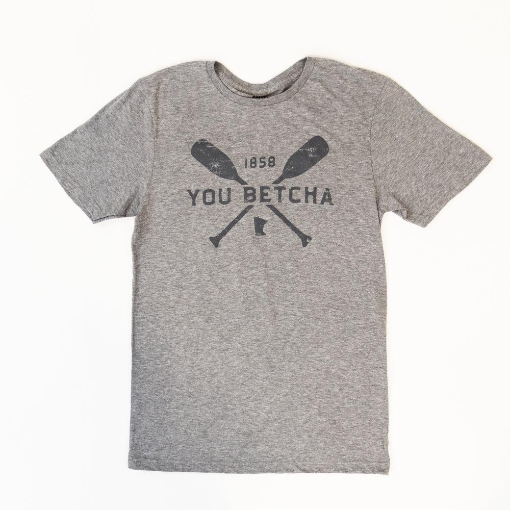 Cross Oars You Betcha T-Shirt - Love From USA