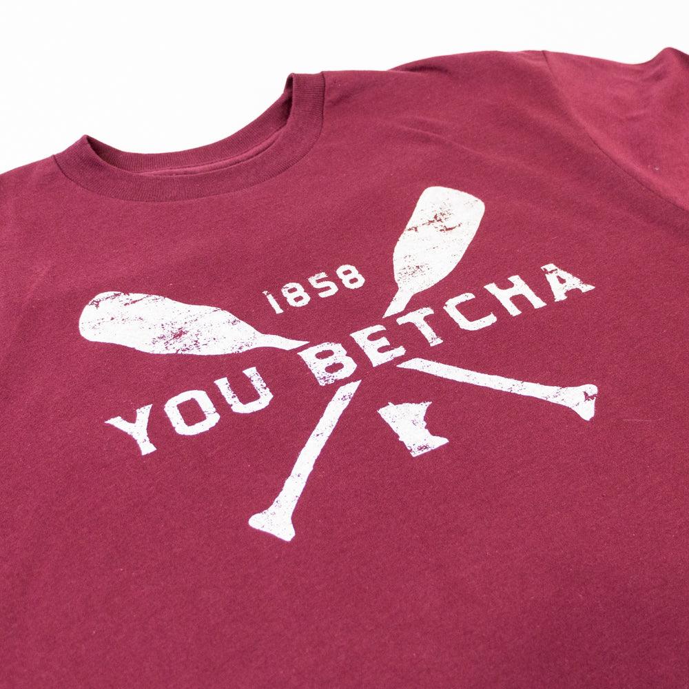 Cross Oars You Betcha T-Shirt - Love From USA