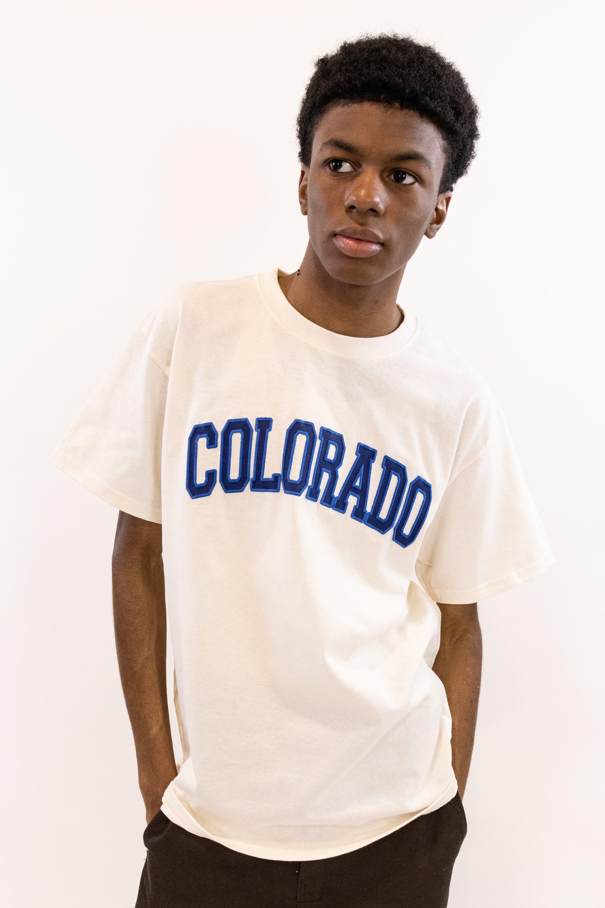 Embroidered Colorado Athletic Tee - Love From USA