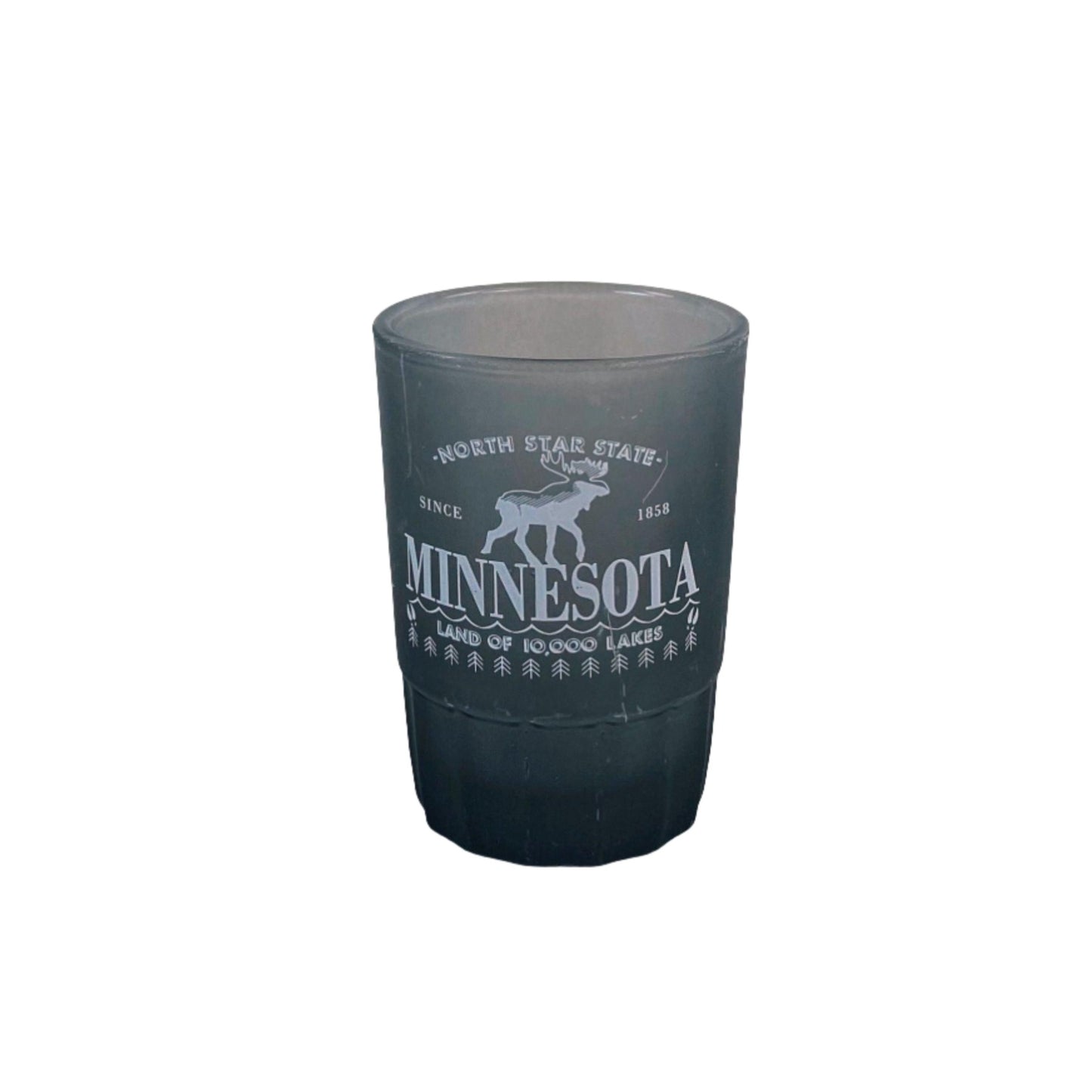 Frosted Moose Shot Glass - Love From USA