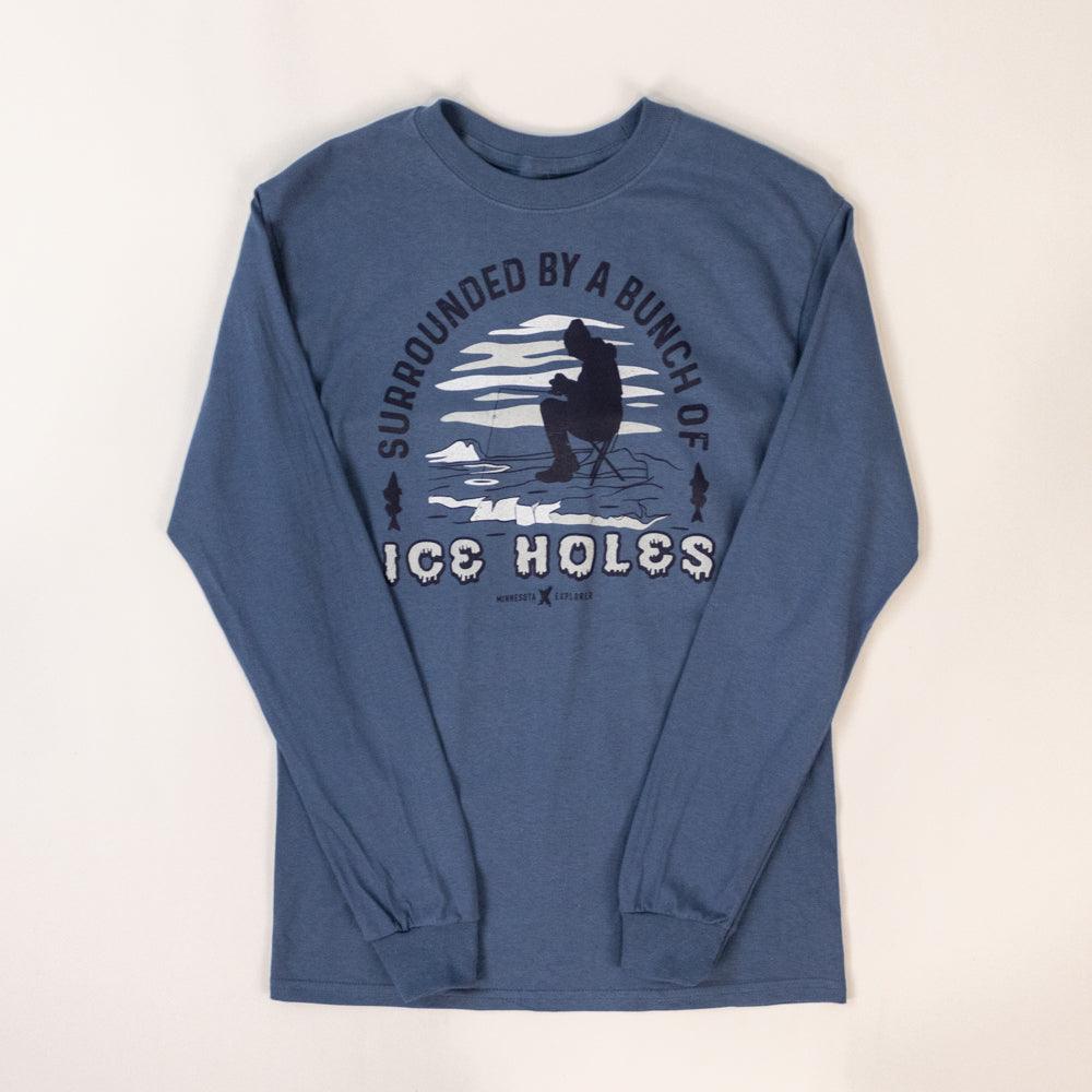 Order Now Funny Ice Fishing Shirt - I'm Surrounded By Ice Holes 