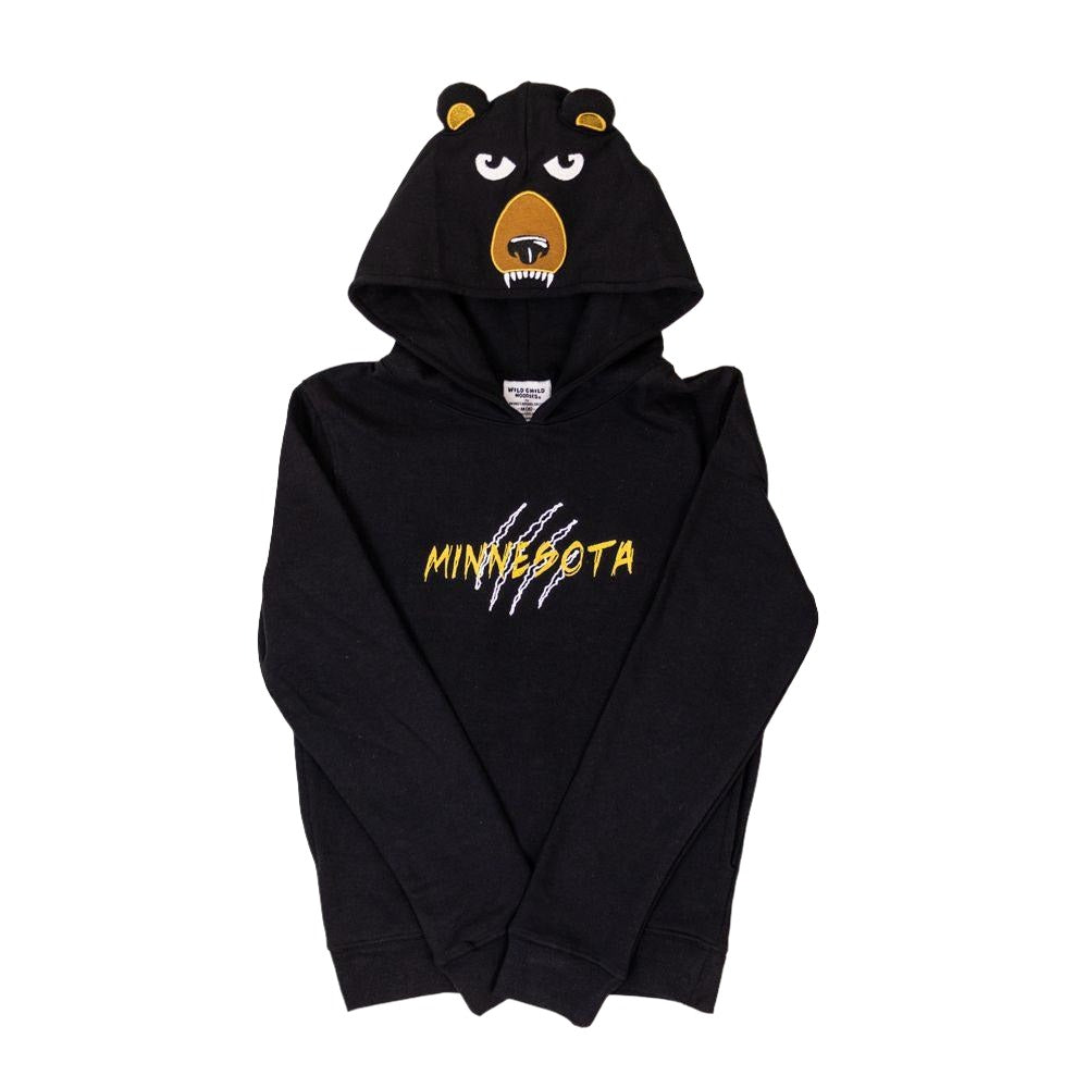 Kids Minnesota Black Bear Hoodie - Love From USA