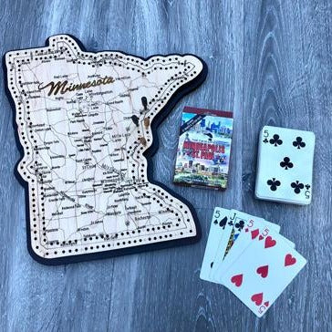 Minnesota Cribbage Board - Love From USA