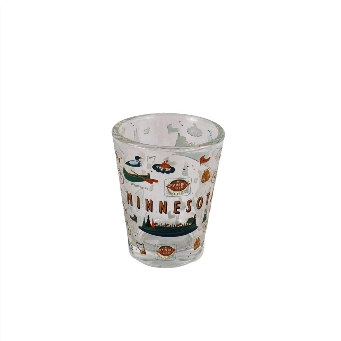 Minnesota Icons Shot Glass - Love From USA
