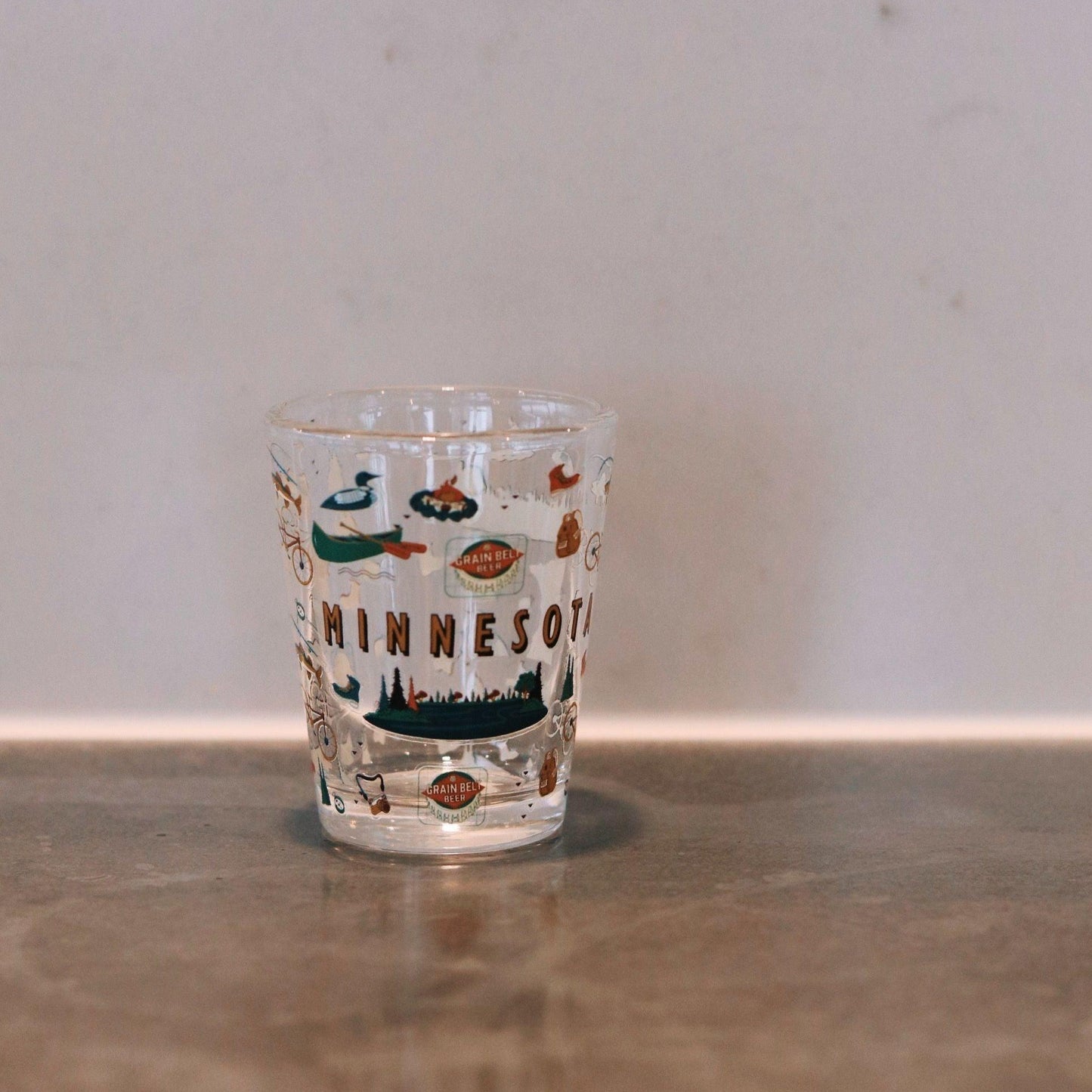 Minnesota Icons Shot Glass - Love From USA