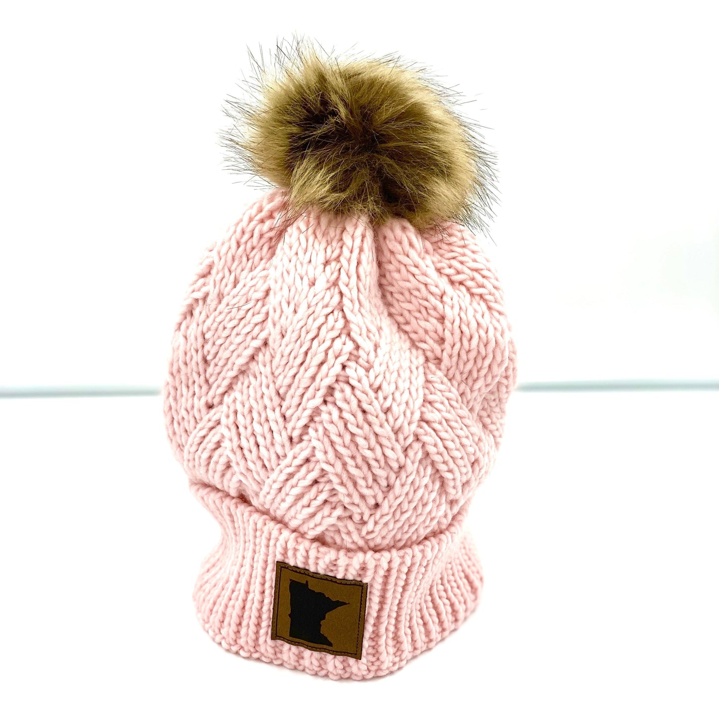 Minnesota Leather Patch Beanie - Love From USA