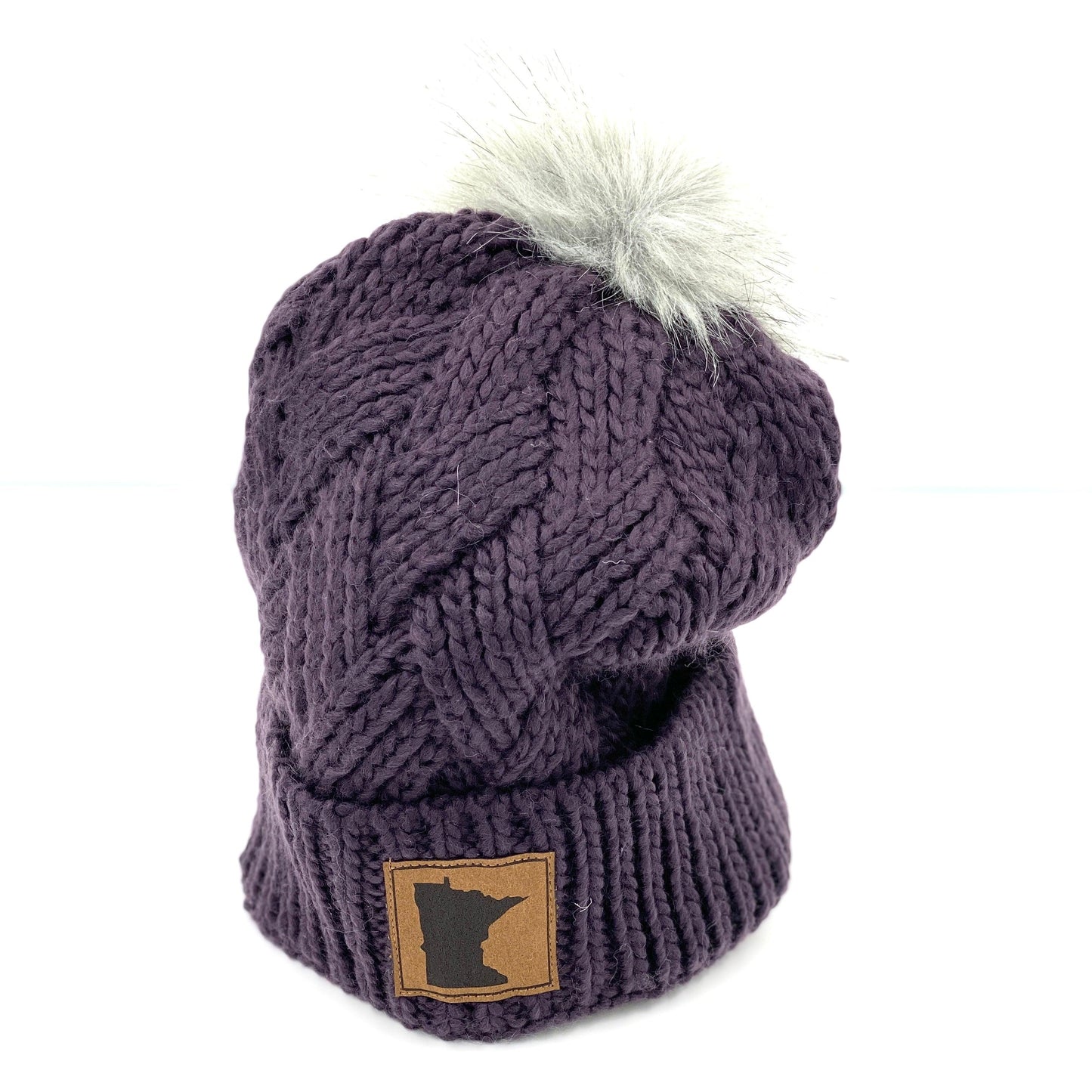 Minnesota Leather Patch Beanie - Love From USA