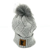 Minnesota Leather Patch Beanie - Grey