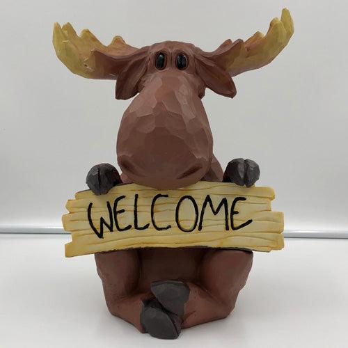 Moose Welcome/Go Away Sign - Love From USA