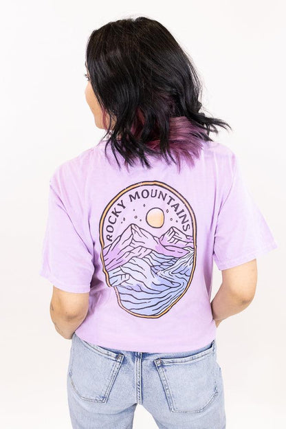 Pastel Rocky Mountains Tee - Love From USA