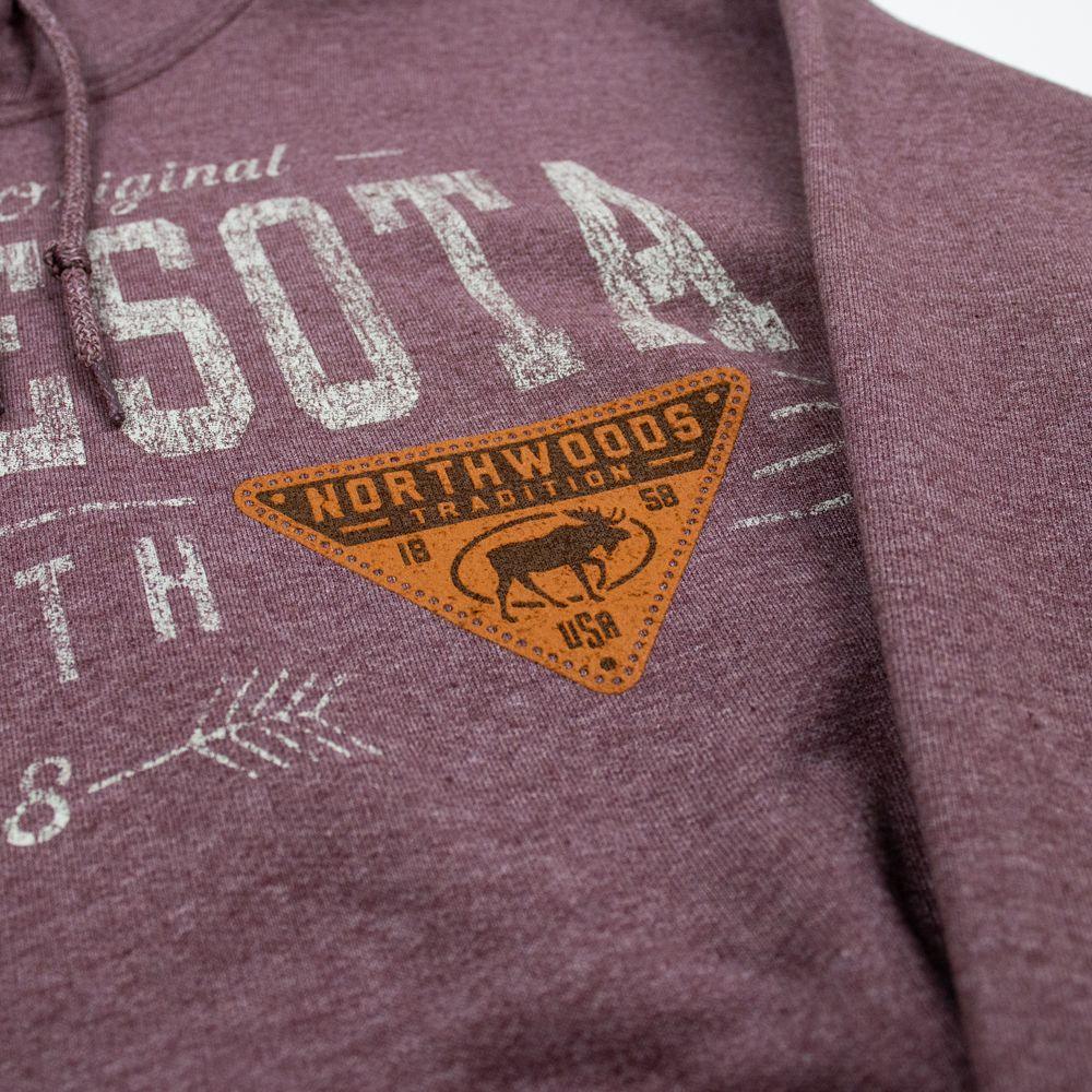 Patchworks Minnesota Hooded Sweatshirt - Love From USA