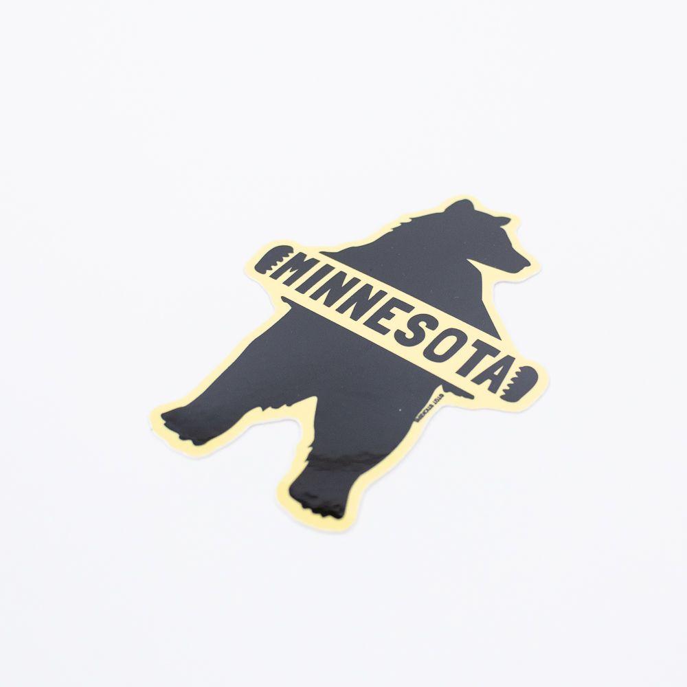 Minnesota Black Bear Sticker - Love From USA