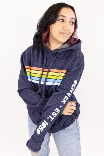 Retro Denver Stripe Sweatshirt - Love From USA