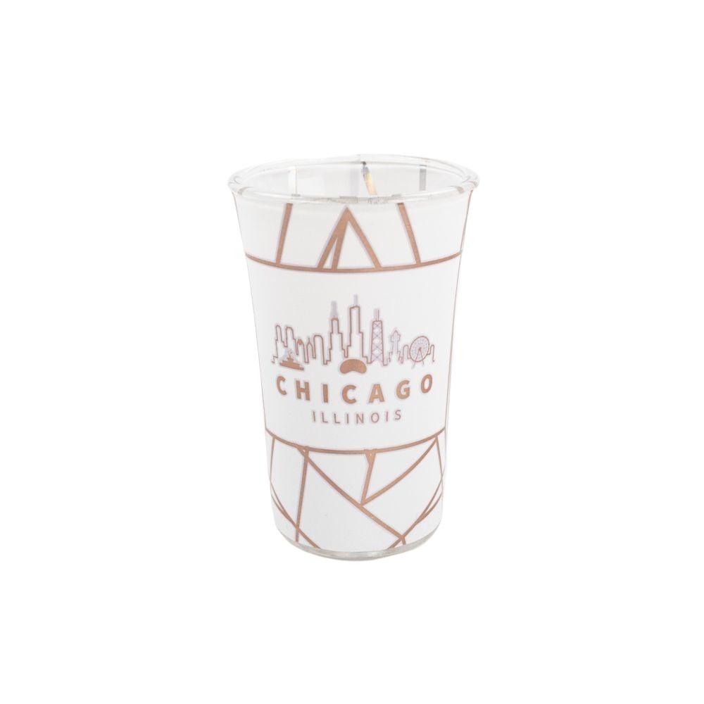 Chicago Rose Gold Skyline Shot Glass - Love From USA