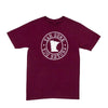 Yah Sure, You Betcha Emblem T-Shirt - BURGUNDY